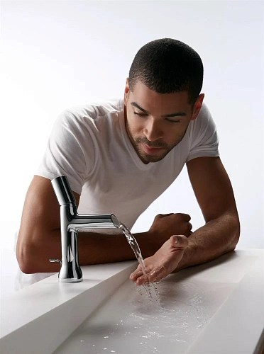 Смеситель для раковины Jacob Delafon Toobi E8959-CP с донным клапаном Смеситель для раковины Jacob Delafon Toobi E8959-CP с донным клапаном