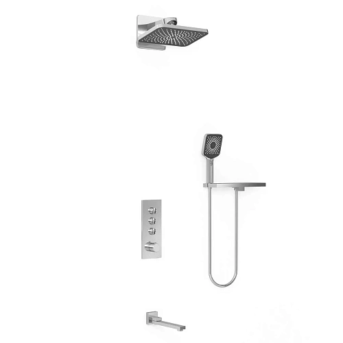 Душевая система Vincea VSFW-433TI4RCH встраиваемый, термостатический, трехрежимный, хром Душевая система Vincea VSFW-433TI4RCH встраиваемый, термостатический, трехрежимный, хром