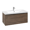 Картинка анонса товара «тумба под раковину villeroy &amp; boch subway 3.0 с подсветкой arizona oak / arizona oak c569l1vh»