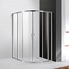 Картинка анонса товара «душевой уголок cezares molveno-rh-22-110/100-c-cr-iv 110x100см стекло прозрачное, профиль хром»
