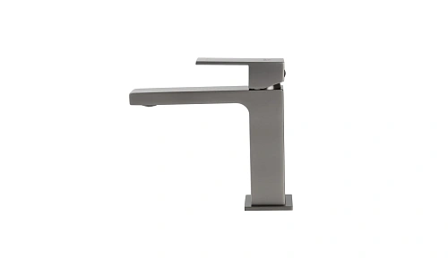 Смеситель для раковины Kaiser Cube вороненая сталь 01211-15 Смеситель для раковины Kaiser Cube вороненая сталь 01211-15