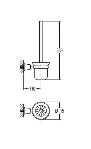 Ершик для унитаза ART&MAX LIBERTY AM-F-8990 Ершик для унитаза ART&MAX LIBERTY AM-F-8990