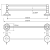 Полотенцедержатель Bemeta RETRO 144304052 Полотенцедержатель Bemeta RETRO 144304052