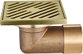Душевой трап Raglo R606.10.03 10x10см сатин золотой Душевой трап Raglo R606.10.03 10x10см сатин золотой