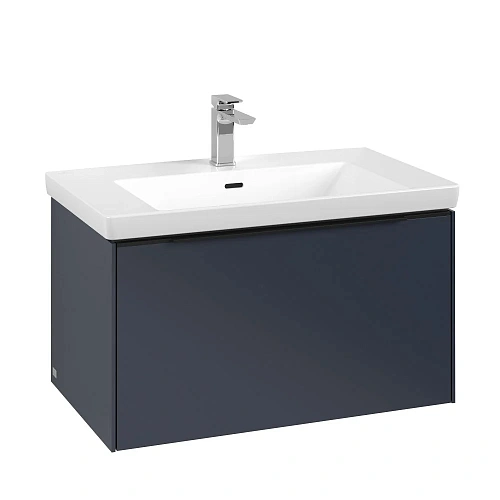 Тумба под раковину Villeroy & Boch Subway 3.0 Marine Blue / Marine Blue C57301VQ Тумба под раковину Villeroy & Boch Subway 3.0 Marine Blue / Marine Blue C57301VQ