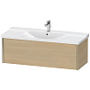 Картинка анонса товара «тумба под раковину duravit xviu xv40180b171 подвесная 121 см средиземноморский дуб»