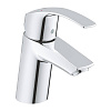 Картинка анонса товара «смеситель для раковины grohe eurosmart с нажимным сливным гарнитуром, s-size, хром (23922002)»