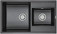 Кухонная мойка Paulmark TANDEM PM238250-BL черный 820х500 мм Кухонная мойка Paulmark TANDEM PM238250-BL черный 820х500 мм