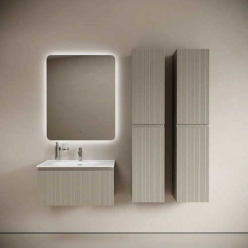 Тумба под раковину SANCOS Code CD80GP 785х453х400 цвет серая платина, подвесная Тумба под раковину SANCOS Code CD80GP 785х453х400 цвет серая платина, подвесная