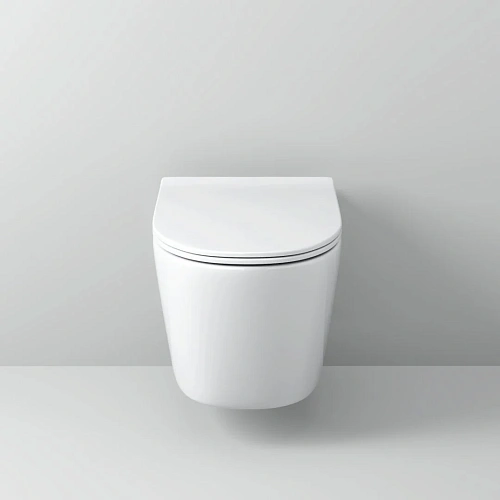 Унитаз подвесной GROSSMAN GR-4477SQ 490x370x360 безободковый смыв торнадо бесшумный с сиденьем Унитаз подвесной GROSSMAN GR-4477SQ 490x370x360 безободковый смыв торнадо бесшумный с сиденьем