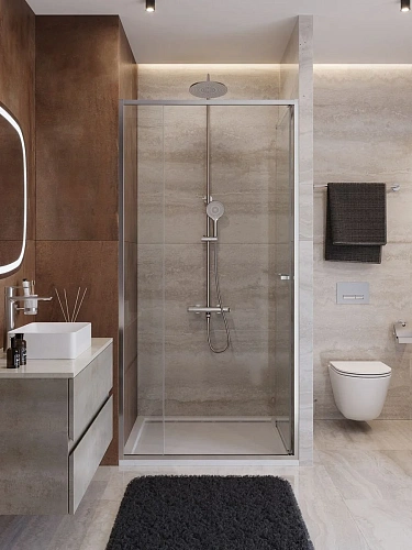 Душевая дверь CEZARES LUX-B-FS-11-100-C-CR 100 см, профиль хром, стекло прозрачное Душевая дверь CEZARES LUX-B-FS-11-100-C-CR 100 см, профиль хром, стекло прозрачное