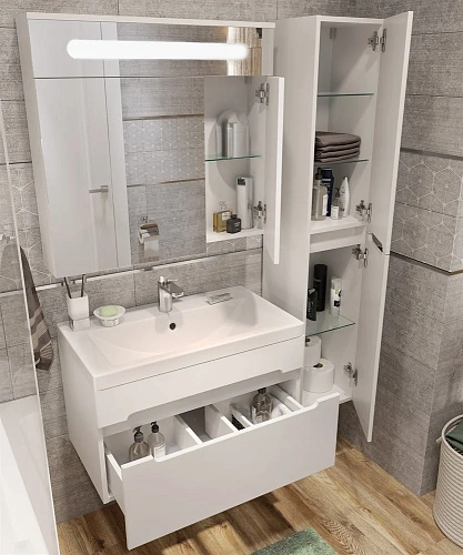 Тумба с раковиной DIWO Коломна 80, подвесная 462689 Тумба с раковиной DIWO Коломна 80, подвесная 462689