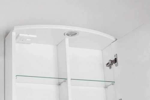 Зеркальный шкаф Style Line Жасмин 2 500/С, Люкс белый ЛС-000010038 Зеркальный шкаф Style Line Жасмин 2 500/С, Люкс белый ЛС-000010038