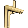 Смеситель для раковины Hansgrohe Talis E со сливным гарнитуром 71754990, полированное золото Смеситель для раковины Hansgrohe Talis E со сливным гарнитуром 71754990, полированное золото