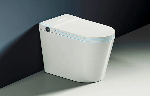 Унитаз SMART ABBER Bequem AC1117S приставной с функцией биде белый с крышкой микролифт Унитаз SMART ABBER Bequem AC1117S приставной с функцией биде белый с крышкой микролифт