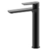 Картинка анонса товара «смеситель для раковины black&amp;white uk8302b высокий, matt black 8302buk»