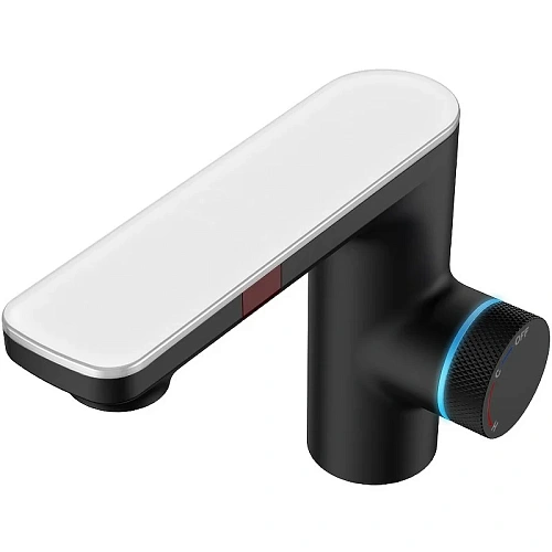 Смеситель для раковины BERGES MORANS 076002 сенсорный, черный матовый Смеситель для раковины BERGES MORANS 076002 сенсорный, черный матовый