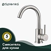 Смеситель для кухни Splenka S201.13.05, сатин Смеситель для кухни Splenka S201.13.05, сатин