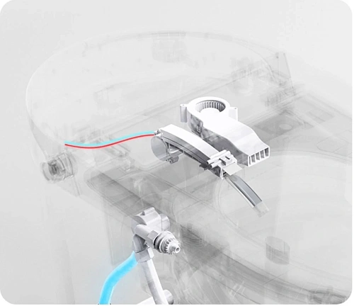 Унитаз SMART Timo TЕ-751 (580x380x420) с функцией биде подвесной с инсталляцией и хромированной кнопкой Унитаз SMART Timo TЕ-751 (580x380x420) с функцией биде подвесной с инсталляцией и хромированной кнопкой