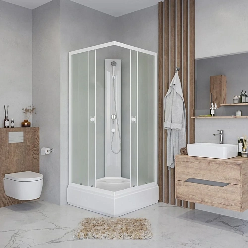 Душевая кабина Niagara Promo P90/26Q/MT/BK (900х900х2000) Душевая кабина Niagara Promo P90/26Q/MT/BK (900х900х2000)