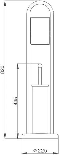 Ершик для унитаза Haiba HB903 Ершик для унитаза Haiba HB903