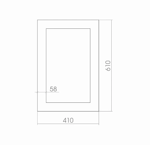 Зеркало SILVER MIRRORS 410x610 Верона (ФР-00000632) Зеркало SILVER MIRRORS 410x610 Верона (ФР-00000632)