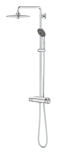 Душевая система GROHE Vitalio Joy 260 с термостатом для душа, с полочкой, хром (26403002) Душевая система GROHE Vitalio Joy 260 с термостатом для душа, с полочкой, хром (26403002)