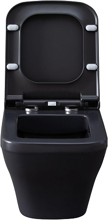 Унитаз подвесной Allen Brau Infinity 4.21011.AN с крышкой, антрацит