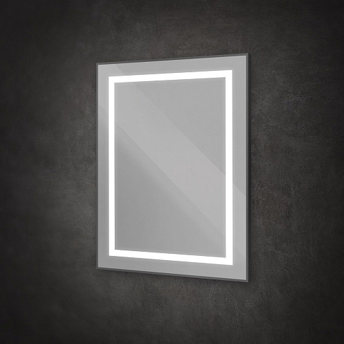 Зеркало BelBagno SPC-KRAFT-700-800-SENS-NERO 700x800x32 мм с подсветкой и сенсорным выключателем Зеркало BelBagno SPC-KRAFT-700-800-SENS-NERO 700x800x32 мм с подсветкой и сенсорным выключателем