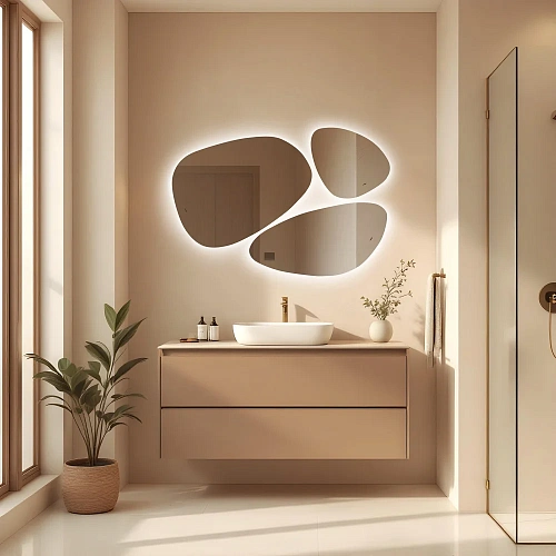 Зеркало ABBER Teil AG6503S с подсветкой, бесконтактный выключатель, диммер Зеркало ABBER Teil AG6503S с подсветкой, бесконтактный выключатель, диммер