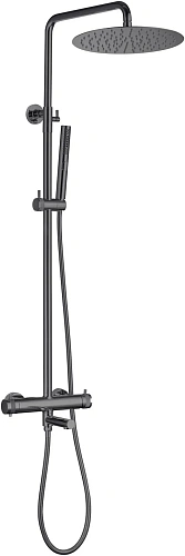 Душевая система Allen Brau Priority 5.31T10-MG графит брашированный Душевая система Allen Brau Priority 5.31T10-MG графит брашированный