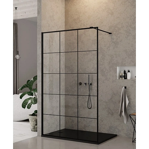 Душевая перегородка NEW TRENDY NEW MODUS BLACK 90x200 EXK-0104 (черный) Душевая перегородка NEW TRENDY NEW MODUS BLACK 90x200 EXK-0104 (черный)