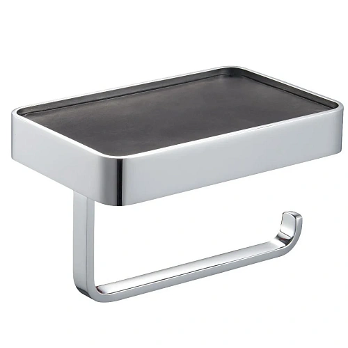 Держатель туалетной бумаги Wonzon & Woghand с полкой, хром (WW-9536) Держатель туалетной бумаги Wonzon & Woghand с полкой, хром (WW-9536)