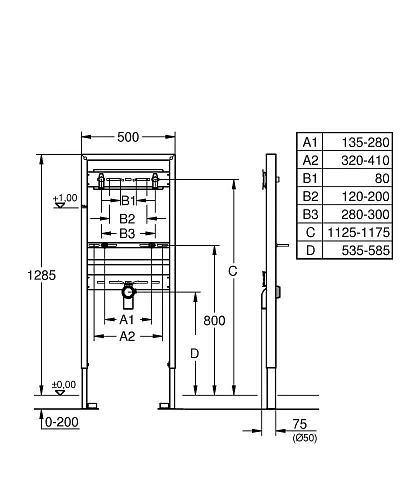 Инсталляция для раковины GROHE Rapid SL (38546000) Инсталляция для раковины GROHE Rapid SL (38546000)