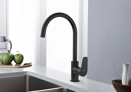 Смеситель для кухни Aquatek БЕТТА AQ1182MB Черный матовый Смеситель для кухни Aquatek БЕТТА AQ1182MB Черный матовый