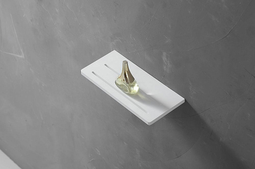 Полка ABBER Stein AS1653 белая матовая Полка ABBER Stein AS1653 белая матовая