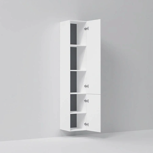 Шкаф-пенал AM.PM Gem M90CHR0306WG подвесной, правый, 30 см, push-to-open, белый Шкаф-пенал AM.PM Gem M90CHR0306WG подвесной, правый, 30 см, push-to-open, белый