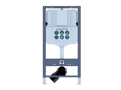 Инсталляция для унитаза Aquatek Pneumo N49 INSP-0000002 1130x505x100 мм , пневматическое управление, + звукоизоляционная прокладка Инсталляция для унитаза Aquatek Pneumo N49 INSP-0000002 1130x505x100 мм , пневматическое управление, + звукоизоляционная прокладка