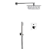 Душевая система Remer Q-Elegance QT09S02UFS20 термостатическая Душевая система Remer Q-Elegance QT09S02UFS20 термостатическая