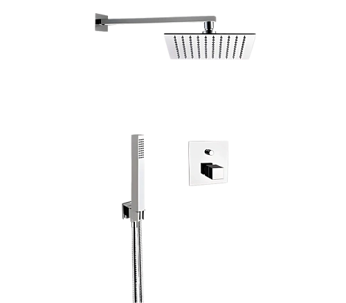 Душевая система Remer Q-Elegance QT09S02UFS20 термостатическая Душевая система Remer Q-Elegance QT09S02UFS20 термостатическая