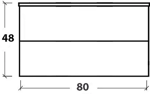 Тумба под раковину Armadi Art NeoArt 830-080-DB 80смx43,5 DARK BROWN Тумба под раковину Armadi Art NeoArt 830-080-DB 80смx43,5 DARK BROWN