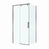Душевой уголок BelBagno SOFT_CLOSE-1-AH-1-100/80-C-GM 100x80 см, профиль оружейная сталь, стекло прозрачное