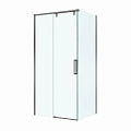 Душевой уголок BelBagno SOFT_CLOSE-1-AH-1-100/80-C-GM 100x80 см, профиль оружейная сталь, стекло прозрачное Душевой уголок BelBagno SOFT_CLOSE-1-AH-1-100/80-C-GM 100x80 см, профиль оружейная сталь, стекло прозрачное