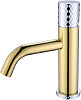 Картинка анонса товара «смеситель для раковины boheme stick gold diamond chrome 121-gcr»