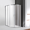 Картинка анонса товара «душевой уголок cezares molveno-rh-2-130/100-p-cr 130x100см стекло рифленое, профиль хром»
