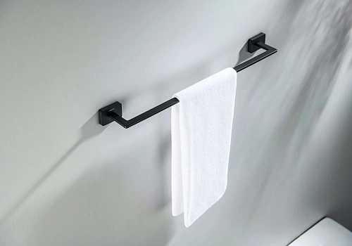 Полотенцедержатель Aquatek ЛИБРА AQ4320MB черный матовый Полотенцедержатель Aquatek ЛИБРА AQ4320MB черный матовый