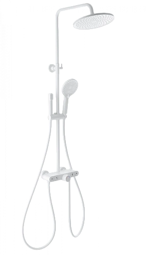 Душевая система Wonzon & Woghand с термостатом, белый матовый (WW-B4113-MW) Душевая система Wonzon & Woghand с термостатом, белый матовый (WW-B4113-MW)