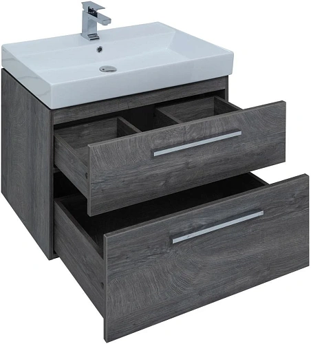 Тумба под раковину Aquanet Nova 75 дуб рошелье (2 ящика) 00242260 Тумба под раковину Aquanet Nova 75 дуб рошелье (2 ящика) 00242260