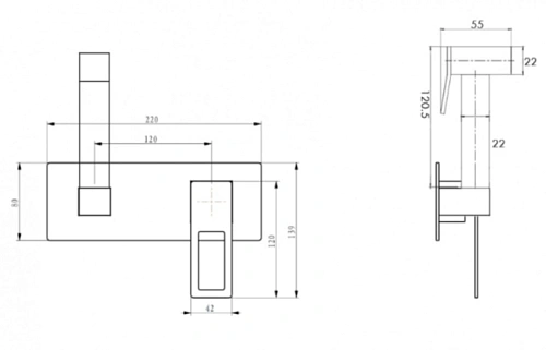 Гигиенический душ Boheme Q 147-W WHITE Гигиенический душ Boheme Q 147-W WHITE