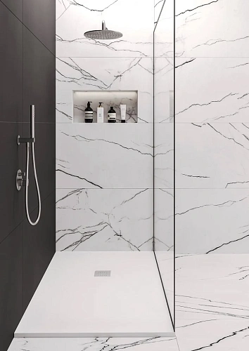 Душевой поддон STAROhome SOLID 90х80 WHITE MATT 1237431 из искусственного камня Душевой поддон STAROhome SOLID 90х80 WHITE MATT 1237431 из искусственного камня